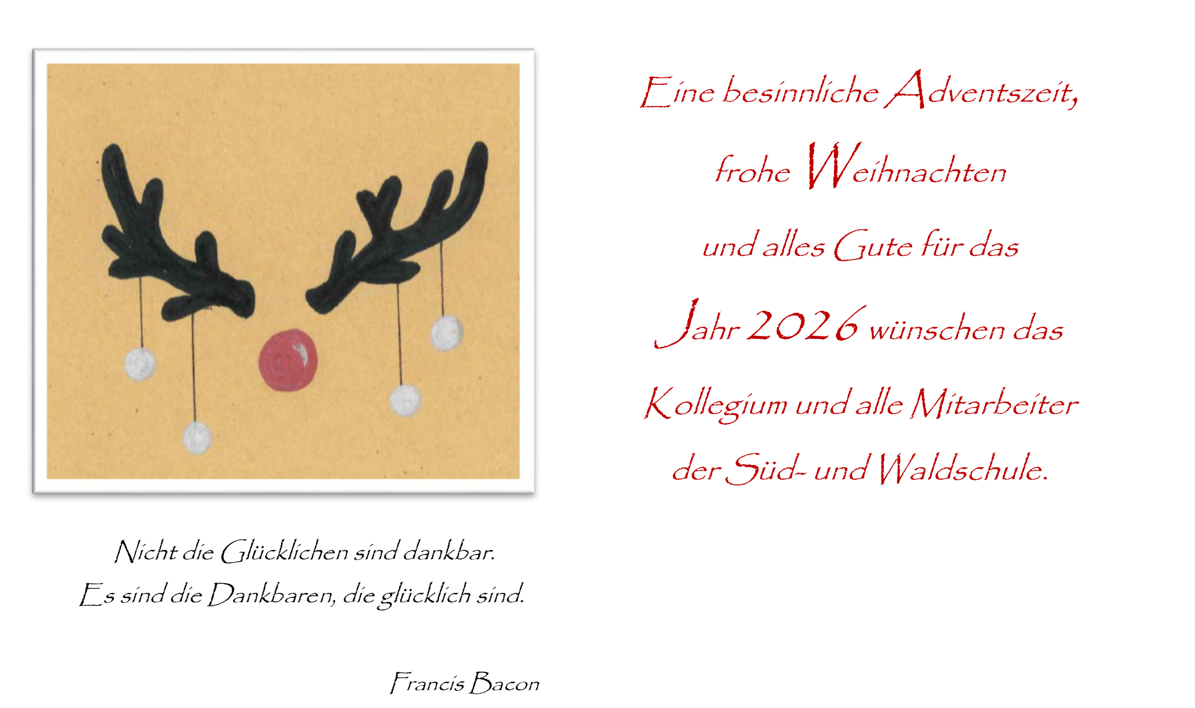 Weihnachtsgrüße 2025