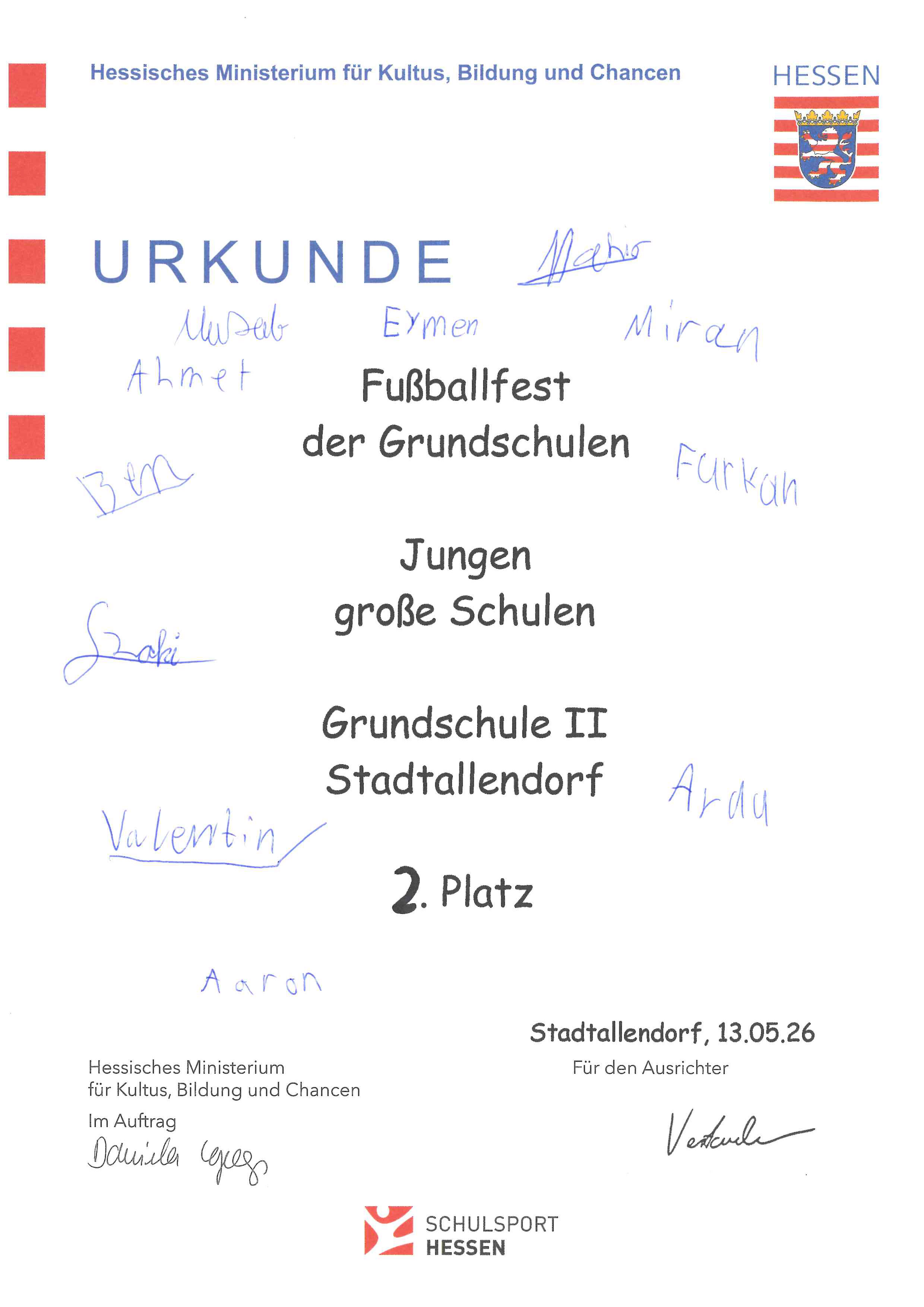 Urkunde